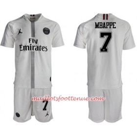 Maillot/Tenue Paris Saint Germain Mbappe 7 Jodan Blanc Enfant Troisieme 2018/2019